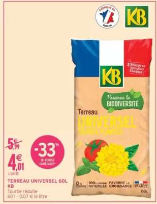 TERREAU UNIVERSEL 60L KB