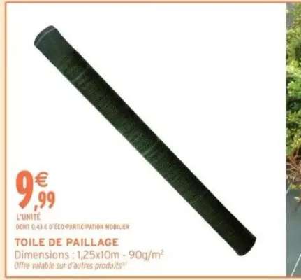 TOILE DE PAILLAGE