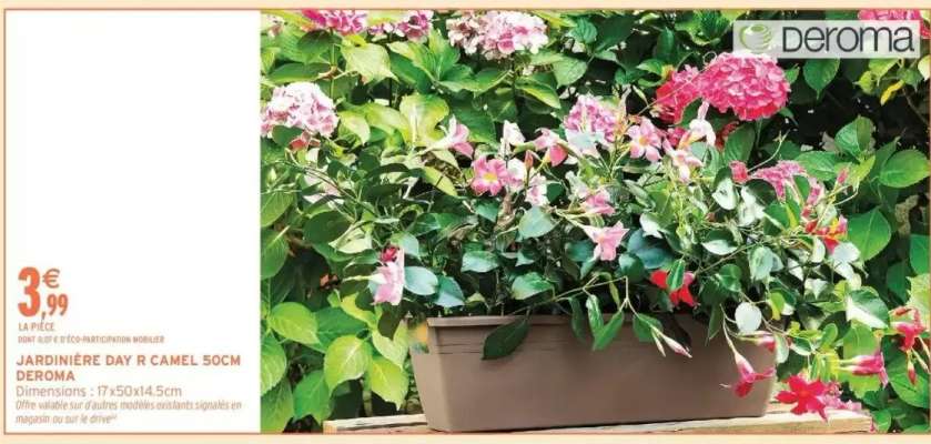 JARDINIÈRE DAY R CAMEL 50CM