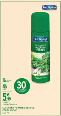 LUSTRANT PLANTES VERTES FERTILIGENE