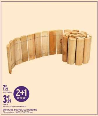 BORDURE SOUPLE 1/2 RONDINS