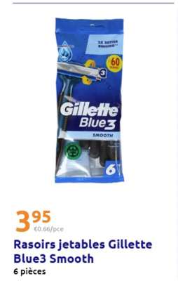 Rasoirs jetables Gillette Blue3 Smooth