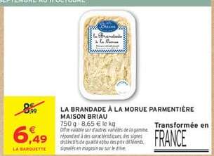 LA BRANDADE À LA MORUE PARMENTIÈRE MAISON BRIAU
