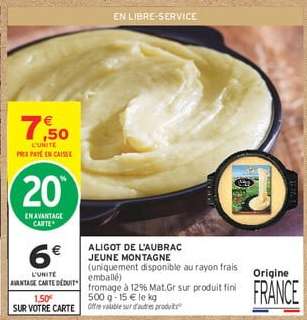 ALIGOT DE L'AUBRAC JEUNE MONTAGNE