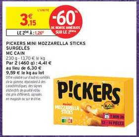 PICKERS MINI MOZZARELLA STICKS