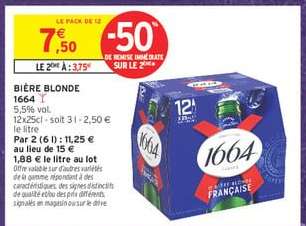 Bière Blonde 1664