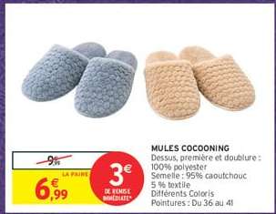 Mules Cocooning