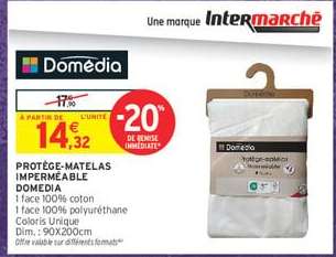 PROTÈGE MATELAS IMPERMÉABLE DOMÉDIA