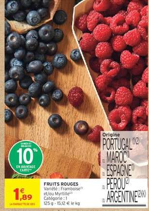 FRUITS ROUGES