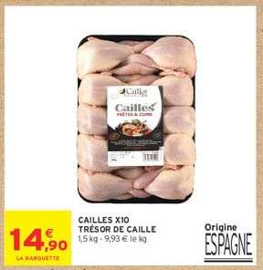 CAILLES X10 TRÉSOR DE CAILLE