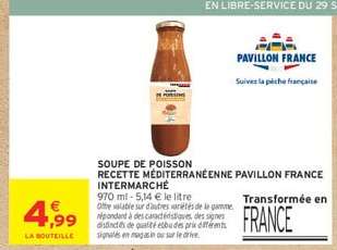 SOUPE DE POISSON RECETTE MÉDITERRANÉENNE PAVILLON FRANCE INTERMARCHÉ