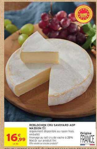 REBLOCHON CRU SAVOYARD AOP MASSON