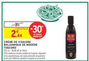 CRÈME DE VINAIGRE BALSAMIQUE DE MODÈNE TOSCORO