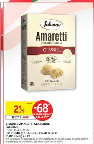 Biscuits Amaretti Classique