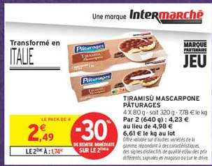 TIRAMISÙ MASCARPONE PÂTURAGES