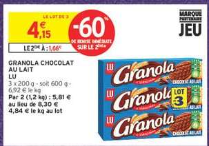 Granola Chocolat Au Lait Lu