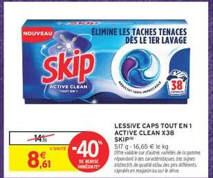 Skip Active Clean Tout en 1