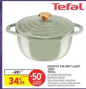 COCOTTE AIR SOFT LIGHT VERT