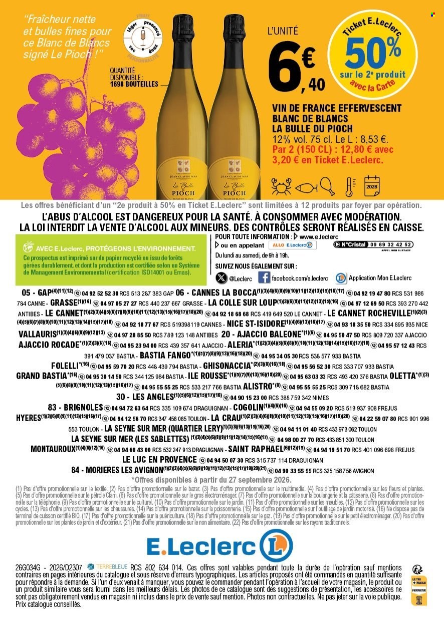 Catalogue E.Leclerc - 26.09.2026 - 10.10.2026. Page 104