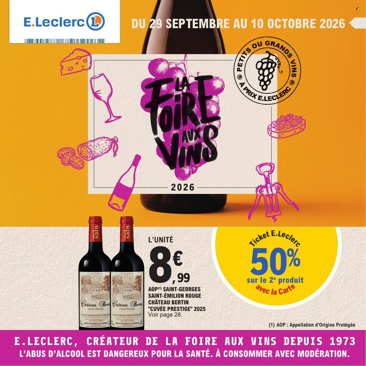 Catalogue E.Leclerc - 29.09.2026 - 10.10.2026. Page 1