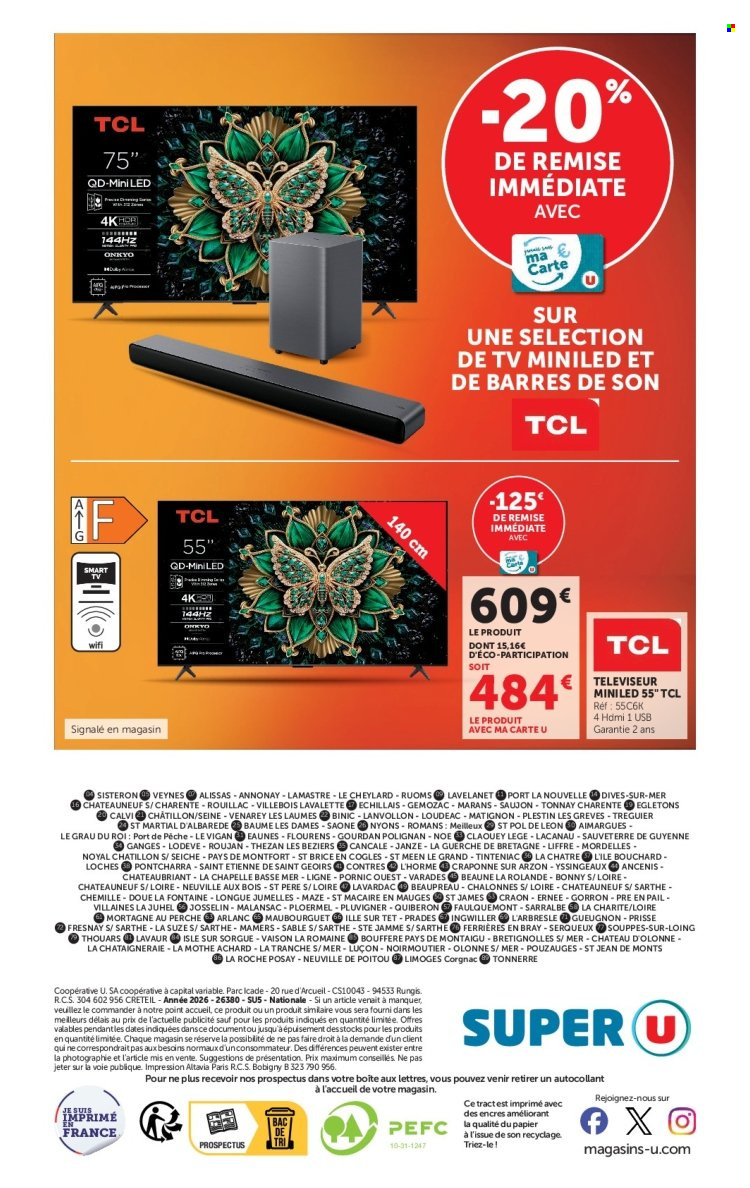 Catalogue SUPER U - 29.09.2026 - 11.10.2026. Page 18