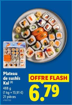 Plateau de sushis Kai