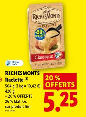 RICHESMONTS RACLETTE