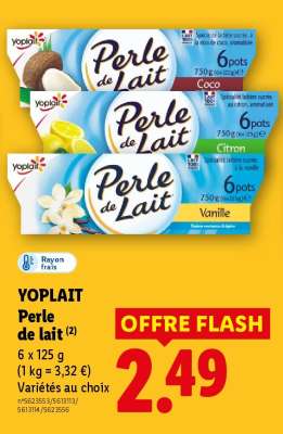 Yoplait Perle de Lait