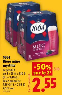 1664 Bière mûre myrtille