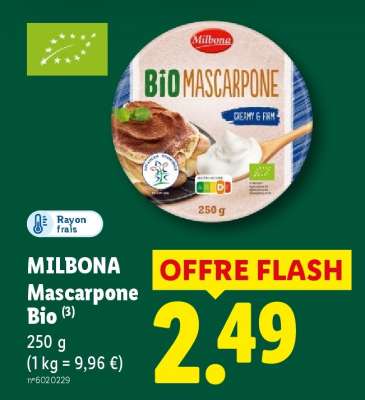 MILBONA Mascarpone Bio
