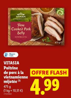 VITASIA Poitrine de porc à la vietnamienne mijotée