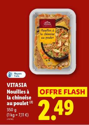VITASIA Nouilles à la chinoise au poulet