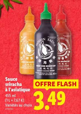 Sauce Sriracha à l'asiatique