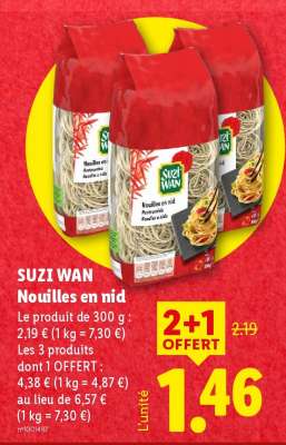 SUZI WAN Nouilles en nid