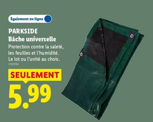PARKSIDE Bâche universelle