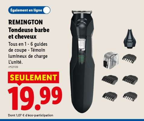 REMINGTON Tondeuse barbe et cheveux