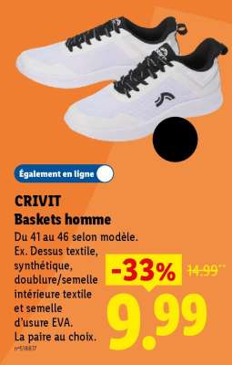 CRIVIT Baskets homme