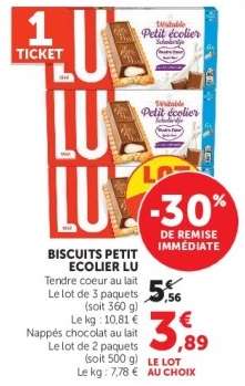 BISCUITS PETIT ÉCOLIER LU