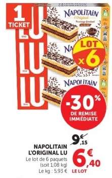 Napolitain L'original Lu