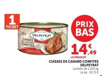 Cuisses de Canard Confites Delpeyrat