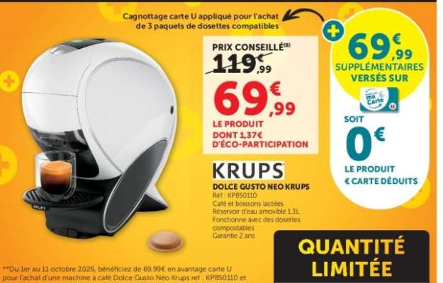 KRUPS DOLCE GUSTO NEO KRUPS