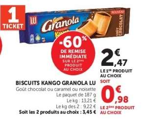Biscuits Kango Granola LU