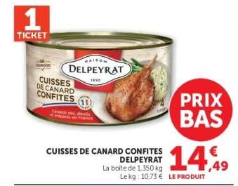 Cuisses de Canard Confites Delpeyrat