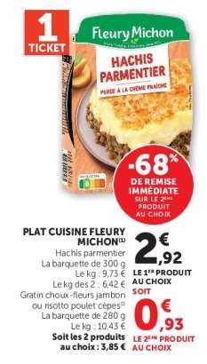 Hachis Parmentier Fleury Michon