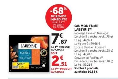 SAUMON FUMÉ LABEYRIE