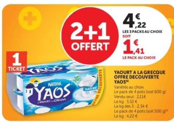 Yaourt à la Grecque "Offre Découverte" YAOS