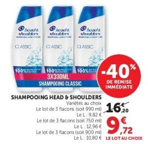 Shampooing Head & Shoulders