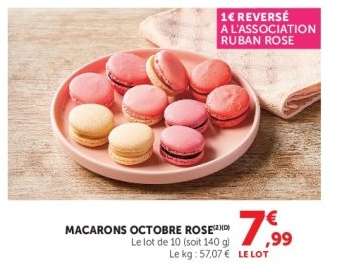 MACARONS OCTOBRE ROSE