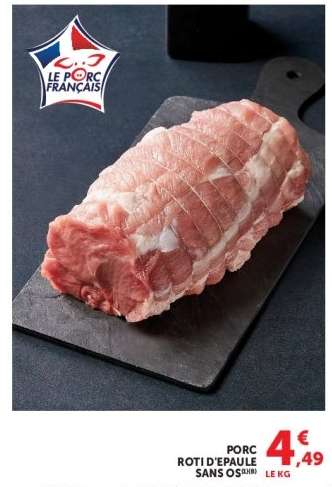PORC ROTI D'EPAULE SANS OS