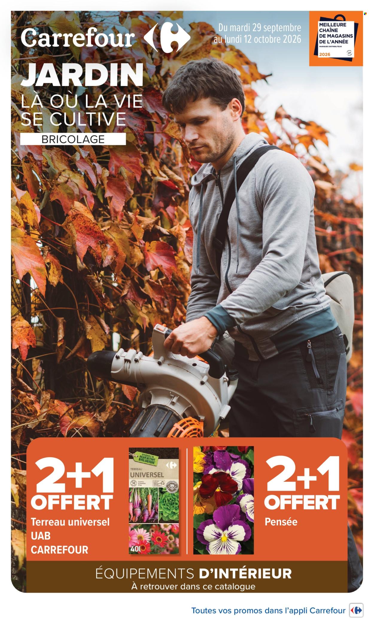 Catalogue Carrefour Hypermarchés - 29.09.2026 - 12.10.2026. Page 1